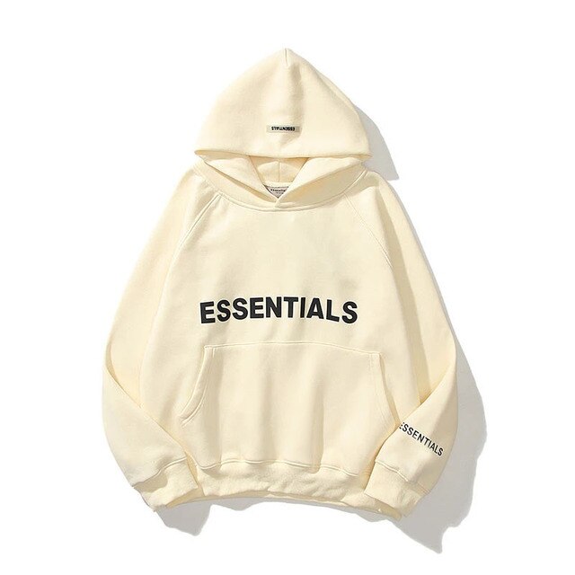 ESSENTIALS Hoodie Oversized Beige