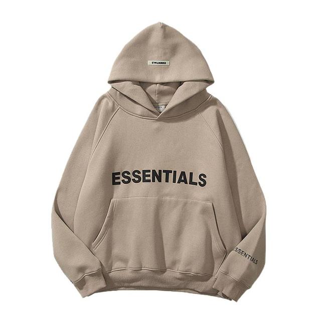 Oversized ESSENTIALS Hoodie Brown
