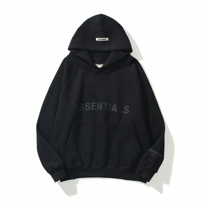 Black Essentials Oversize Hoodie