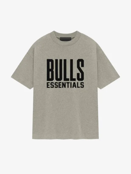 Essentials Bulls Crewneck Grey Tee