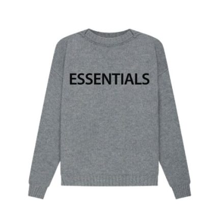 Essentials Fear of God Overlapped Sweater Gray