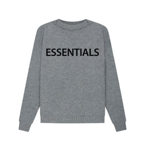 Essentials Fear of God Overlapped Sweater Gray