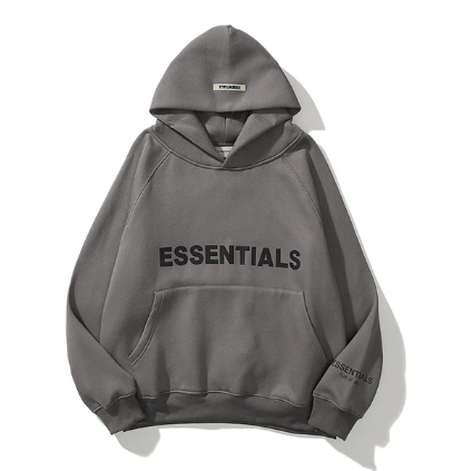 Essentials Oversize Hoodie Men Women Dark Grey