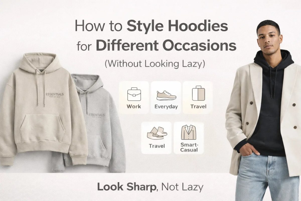 How to Style Hoodies for Different Occasions (Without Looking Lazy)