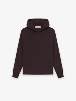 Essentials Knit Hoodie Dark Red Kids