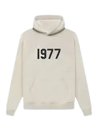 Beige 1977 Essentials Hoodie