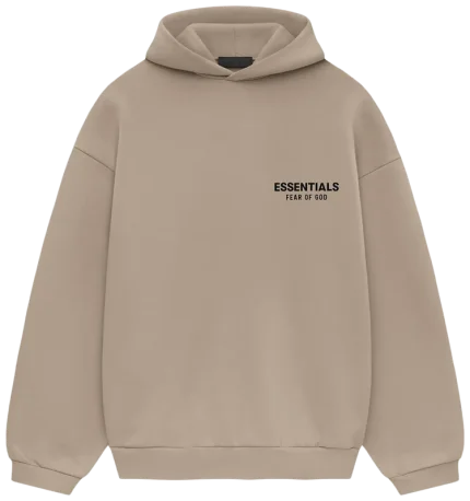 Dusty Beige Essentials Hoodie