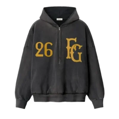 Essentials Baseball Club Black Hoodie