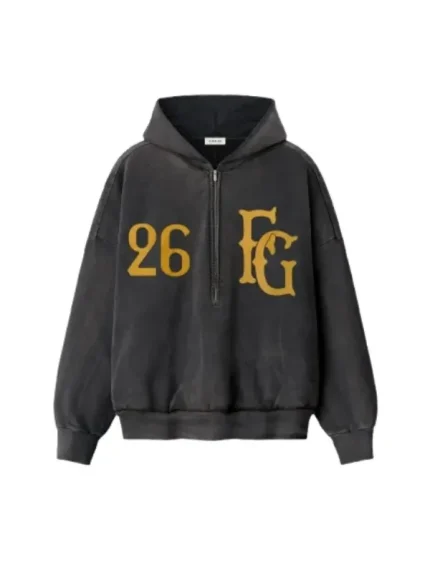 Essentials Baseball Club Black Hoodie